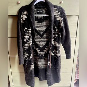 Obey no89 long cardigan sweater